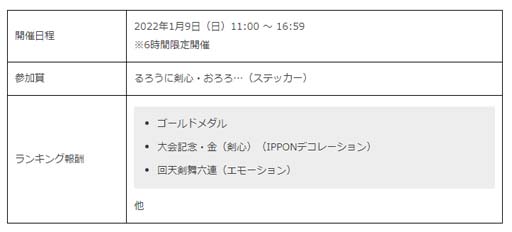 画像ギャラリー No.006のサムネイル画像 / アニメ「ニンジャラ」は1月8日10:30から放映開始。1月9日には “るろうに剣心カップ”を開催