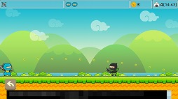 画像ギャラリー No.003のサムネイル画像 / 手裏剣を投げつけるアクションゲーム「おしのびさん ソラオの手裏剣ショット」を紹介する「(ほぼ)日刊スマホゲーム通信」第1742回