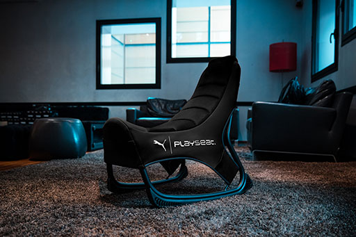 画像ギャラリー No.008のサムネイル画像 / ゲーム中に体が動く人向け? PUMAと共同開発したゲーマー向けロッキングチェアが発売に