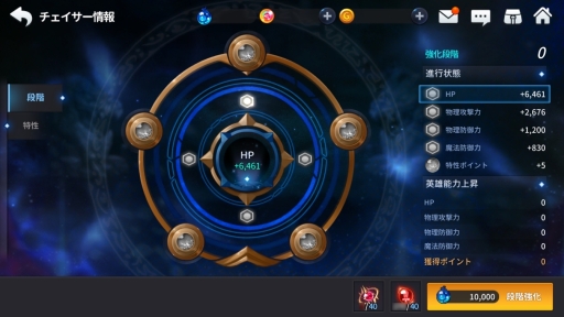 画像ギャラリー No.003のサムネイル画像 / 「グランドチェイス -次元の追跡者-」に英雄強化システム「チェイサー」が実装