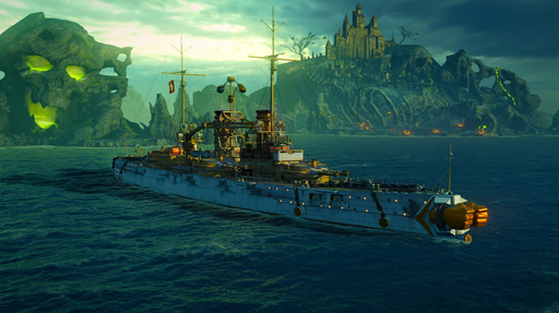画像ギャラリー No.002のサムネイル画像 / 「World of Warships: Legends」,ハロウィン連続ミッションキャンペーンを実施