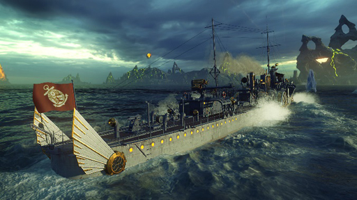 画像ギャラリー No.003のサムネイル画像 / 「World of Warships: Legends」,ハロウィン連続ミッションキャンペーンを実施