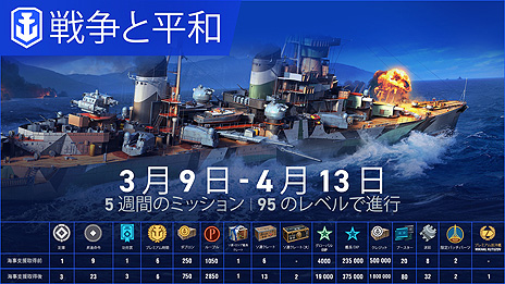 画像ギャラリー No.004のサムネイル画像 / 「World of Warships: Legends」,新国家「ソ連」が7隻の巡洋艦と共に3月アップデートで登場へ。連続ミッション「戦争と平和」も