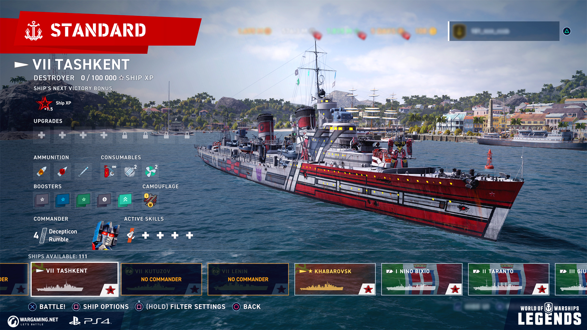 World Of Warships Legends オプティマスプライムなどが艦長として登場するトランスフォーマーコラボが近日スタート イタリア艦も登場