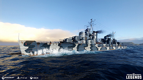 画像ギャラリー No.013のサムネイル画像 / 「World of Warships: Legends」の最新アップデート情報が公開。峯風,初春など日本駆逐艦がツリーに登場