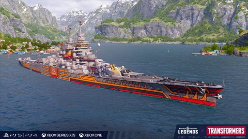 画像集#013のサムネイル/「World of Warships: Legends」，「トランスフォーマー」とのコラボレーションイベント第3弾を発表