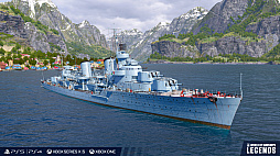 画像集 No.003のサムネイル画像 / 「World of Warships: Legends」，イタリア駆逐艦ツリーがアーリーアクセスに登場。ドイツ巡洋艦“エギル”も参戦