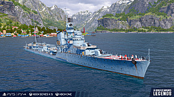 画像集 No.005のサムネイル画像 / 「World of Warships: Legends」，イタリア駆逐艦ツリーがアーリーアクセスに登場。ドイツ巡洋艦“エギル”も参戦