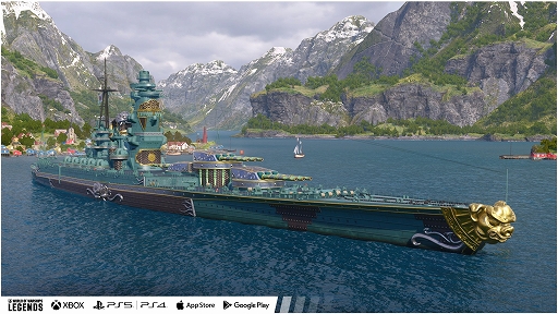 画像ギャラリー No.002のサムネイル画像 / 「World of Warships: Legends」,西遊記がテーマの春節イベントを本日より開催。艦艇Tier VIIプレミアム巡洋艦Wukongが登場