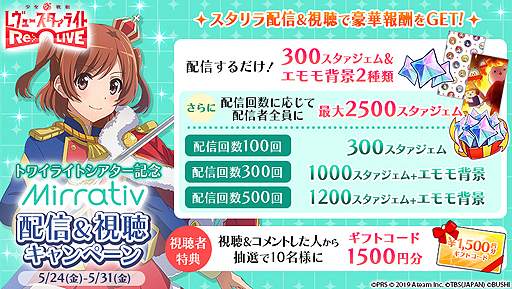 画像ギャラリー No.008のサムネイル画像 / 「スタリラ」,リアルタイム協力コンテンツ「トワイライトシアター」が本日正式オープン