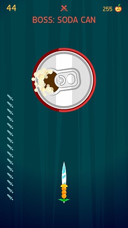 ���������꡼ No.007�Υ���ͥ������ / ������ꤲ�ʥ��դ򸫤��Ĥ���������������󥲡����Knife Hit�פ�Ҳ𤹤�֡ʤۤܡ��������ޥۥ������̿�����1750��