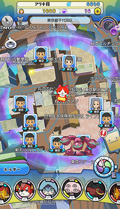 画像集#052のサムネイル/ガンホーとレベルファイブによる妖怪探索位置ゲーム「妖怪ウォッチ ワールド」が発表。アプリの配信もスタート