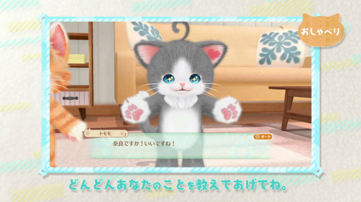 画像ギャラリー No.005のサムネイル画像 / おしゃべりするネコと絆を深める「ネコ・トモ」の発売日が11月1日に決定。“ゲームの全体がわかっちゃう”最新PVも公開に
