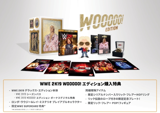 画像ギャラリー No.003のサムネイル画像 / シリーズ最新作「WWE 2K19」,デラックス・エディションとWooooo!エディションが本日発売