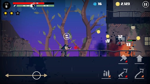 画像ギャラリー No.005のサムネイル画像 / ハイスピードで襲いかかってくるゾンビをブッ飛ばせ! アクションゲーム「Dead Rain」を紹介する「(ほぼ)日刊スマホゲーム通信」第1761回