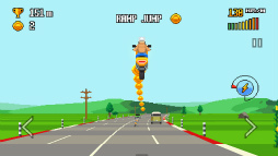 画像ギャラリー No.005のサムネイル画像 / 障害をハンドルさばきで切り抜けろ! スマホ向けレースゲーム「Retro Highway」を紹介する「(ほぼ)日刊スマホゲーム通信」第1763回