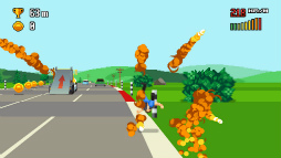 画像ギャラリー No.007のサムネイル画像 / 障害をハンドルさばきで切り抜けろ! スマホ向けレースゲーム「Retro Highway」を紹介する「(ほぼ)日刊スマホゲーム通信」第1763回