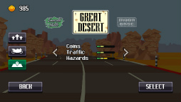 画像ギャラリー No.010のサムネイル画像 / 障害をハンドルさばきで切り抜けろ! スマホ向けレースゲーム「Retro Highway」を紹介する「(ほぼ)日刊スマホゲーム通信」第1763回