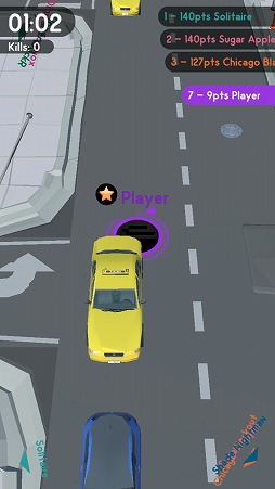 画像ギャラリー No.003のサムネイル画像 / 巨大な“穴”となって人を,車を,ビルを飲み込む。スマホ向けアクション「Hole.io」を紹介する「(ほぼ)日刊スマホゲーム通信」第1771回