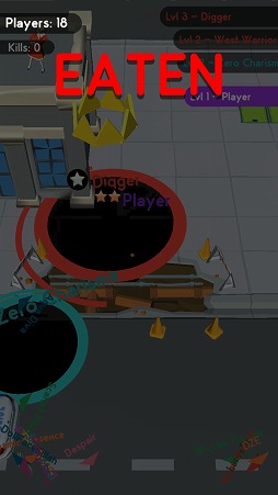 画像ギャラリー No.006のサムネイル画像 / 巨大な“穴”となって人を,車を,ビルを飲み込む。スマホ向けアクション「Hole.io」を紹介する「(ほぼ)日刊スマホゲーム通信」第1771回