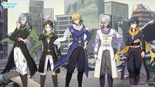 画像ギャラリー No.003のサムネイル画像 / 「ワールドエンドヒーローズ」,新規立ち絵となる「ダメージ戦闘服」が公開
