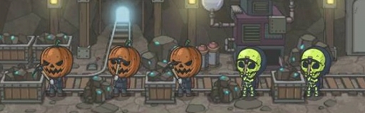 画像ギャラリー No.008のサムネイル画像 / 「イキノコレ!終末世界」,限定装備が手に入るハロウィンイベントが開催