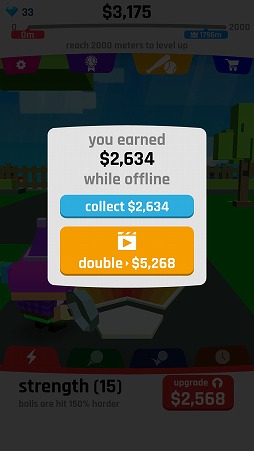 画像ギャラリー No.004のサムネイル画像 / タイミングを合わせてボールをカッ飛ばそう。バッティングゲーム「Baseball Boy!」を紹介する「(ほぼ)日刊スマホゲーム通信」第1778回