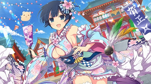 画像ギャラリー No.009のサムネイル画像 / 「シノビマスター 閃乱カグラ」，“月光＆閃光”がプレイアブルで登場。晴れ着姿の“夜桜”が手に入るイベントも開催中