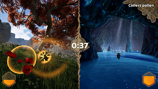 ���������꡼ No.002�Υ���ͥ������ / ��gamescom�����ܸ��б���2019ǯ11��14���Υ�꡼�������ꤷ���ߥĥХ������Bee Simulator�ס�����4�ͤΥޥ���ץ쥤�⡼�ɤ�¸�ߤ����餫��