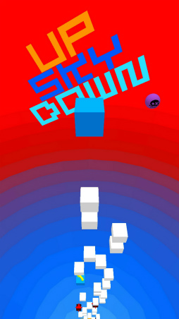 画像ギャラリー No.001のサムネイル画像 / 落ちながらブロックを崩す! スマホ向けブロック崩し「Up sky down」を紹介する「(ほぼ)日刊スマホゲーム通信」第1799回