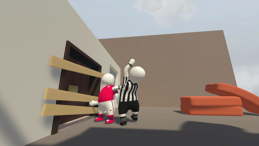 画像ギャラリー No.005のサムネイル画像 / 「ヒューマン フォール フラット」パッケージ版の限定スキンはサッカーとレフリー