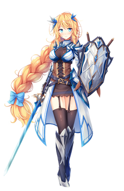 画像ギャラリー No.003のサムネイル画像 / 「アートワール 魔法学園の乙女たち」,新ヒロイン「忠誠尽くす献身の騎士フレデリカ」が参戦