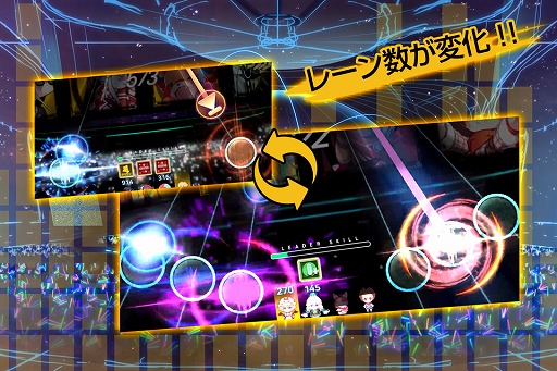 画像ギャラリー No.002のサムネイル画像 / キャラの育成要素を盛り込んだ「TAPSONIC」シリーズの最新作が9月中旬に配信。事前登録を受付中