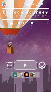 画像ギャラリー No.002のサムネイル画像 / タップで気球を操作するカジュアルゲーム「Balloon Journey」が本日配信開始