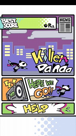 画像ギャラリー No.001のサムネイル画像 / 忍者のパンダを操るスマホ向けアクション「キラーパンダ」を紹介する「(ほぼ)日刊スマホゲーム通信」第1808回