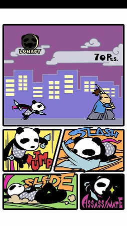 画像ギャラリー No.004のサムネイル画像 / 忍者のパンダを操るスマホ向けアクション「キラーパンダ」を紹介する「(ほぼ)日刊スマホゲーム通信」第1808回