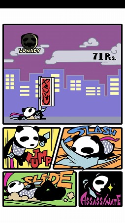 画像ギャラリー No.007のサムネイル画像 / 忍者のパンダを操るスマホ向けアクション「キラーパンダ」を紹介する「(ほぼ)日刊スマホゲーム通信」第1808回