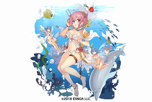 画像ギャラリー No.004のサムネイル画像 / 「Gemini Seed」,水着キャラクターたちが登場するイベント“Love(ハート)フィッシング・デイ”を開催