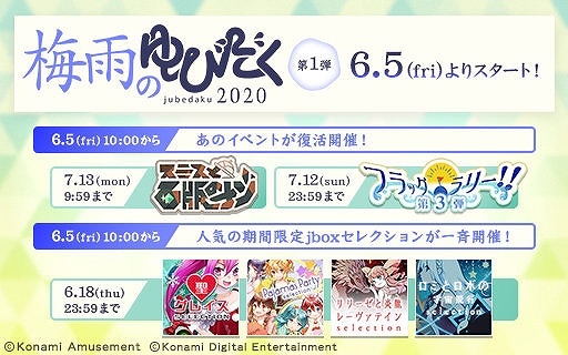 ���������꡼ No.001�Υ���ͥ������ / ��jubeat festo�ס����ο͵����٥�Ȥ����褹����߱��Τ�Ӥ���2020�ɤ򳫺�