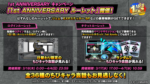 画像ギャラリー No.007のサムネイル画像 / 「ヒプマイARB」,1st ANNIVERSARYキャンペーンを実施