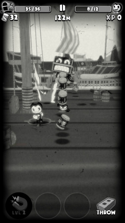 画像ギャラリー No.005のサムネイル画像 / モノクロ調のカートゥーンバトル。スマホ向けランアクション「Bendy in Nightmare Run」を紹介する「(ほぼ)日刊スマホゲーム通信」第1816回