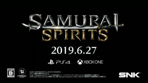 画像集#001のサムネイル/【速報】SNKの新作対戦格闘「SAMURAI SPIRITS」の発売日が6月27日に決定。完全新キャラ3体を含む，全キャラ登場の最新トレイラーを公開