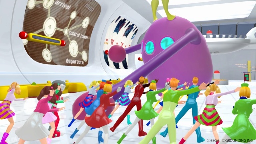 画像ギャラリー No.020のサムネイル画像 / 「スペースチャンネル5 VR あらかた★ダンシングショー」ならば,“あの世界”に入れる。そして“うらら”と一緒にミュージカルアクションを体感できる