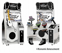 画像ギャラリー No.002のサムネイル画像 / 「GITADORA」シリーズの20周年を記念して,3つボタンのギター譜面や5パッド入力のドラム譜面が楽しめるゲーム内イベントを実施