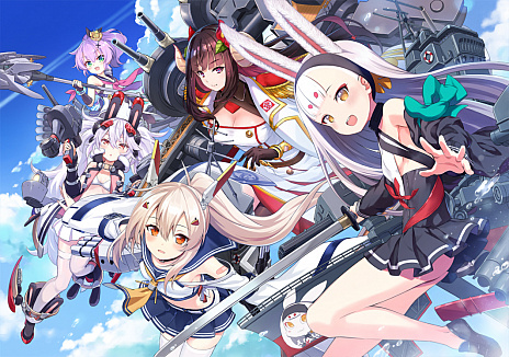 アズールレーン クロスウェーブ 島風と駿河のキャラクター情報 通常版 限定版のイラストや限定版特典フィギュア画像が公開