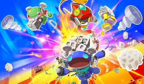 画像ギャラリー No.002のサムネイル画像 / 最大4人で遊べる「SCRAP RUSH!!」がNintendo Switch向けに本日配信。潰し潰されのスクラップバトルを繰り広げるアクションゲーム