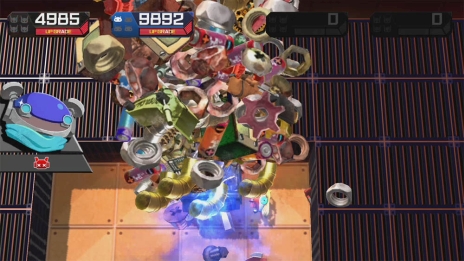 画像ギャラリー No.005のサムネイル画像 / 最大4人で遊べる「SCRAP RUSH!!」がNintendo Switch向けに本日配信。潰し潰されのスクラップバトルを繰り広げるアクションゲーム