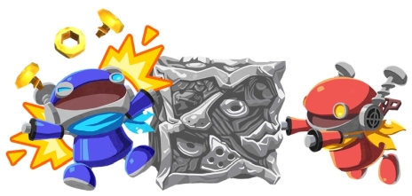 画像ギャラリー No.007のサムネイル画像 / 最大4人で遊べる「SCRAP RUSH!!」がNintendo Switch向けに本日配信。潰し潰されのスクラップバトルを繰り広げるアクションゲーム