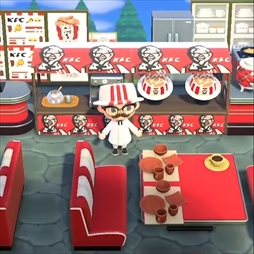 画像ギャラリー No.002のサムネイル画像 / フィリピンのKFCが「あつまれ どうぶつの森」内にオフィシャル島を開設。実店舗を再現するユニークなプロモーションを展開