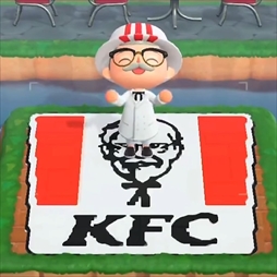 画像ギャラリー No.003のサムネイル画像 / フィリピンのKFCが「あつまれ どうぶつの森」内にオフィシャル島を開設。実店舗を再現するユニークなプロモーションを展開